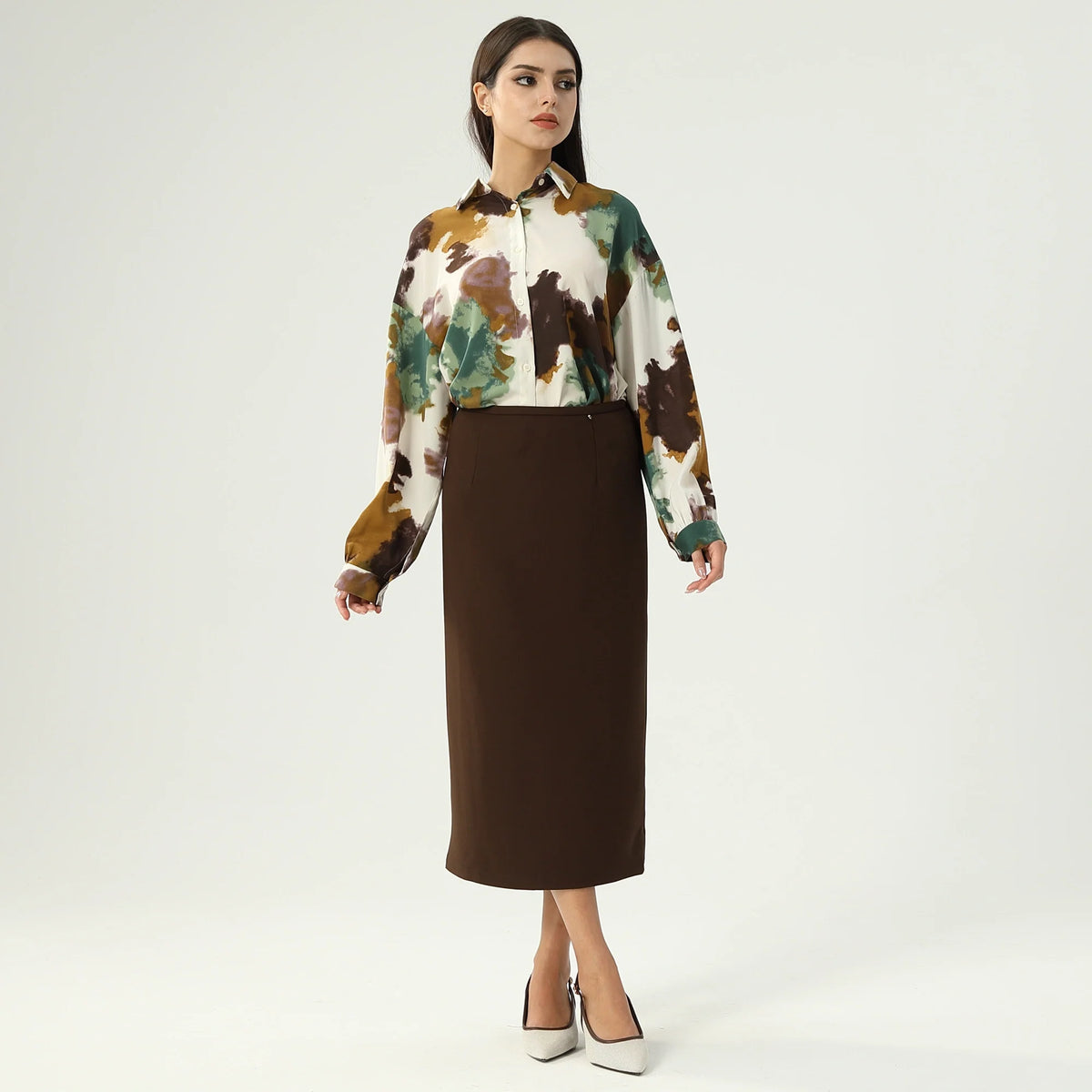 قميص مطبوع للنساء