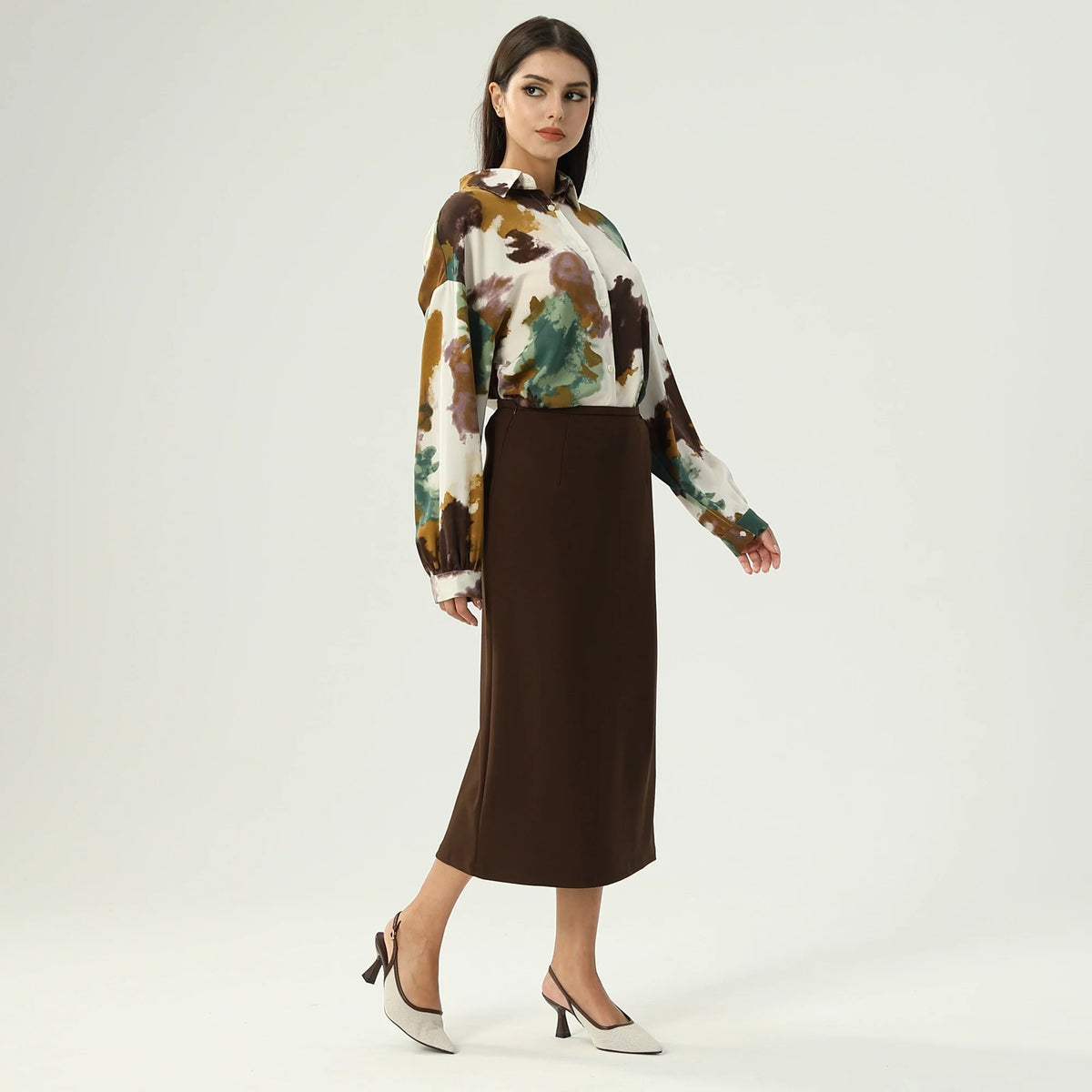 قميص مطبوع للنساء