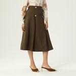 Solid Skirt For Women