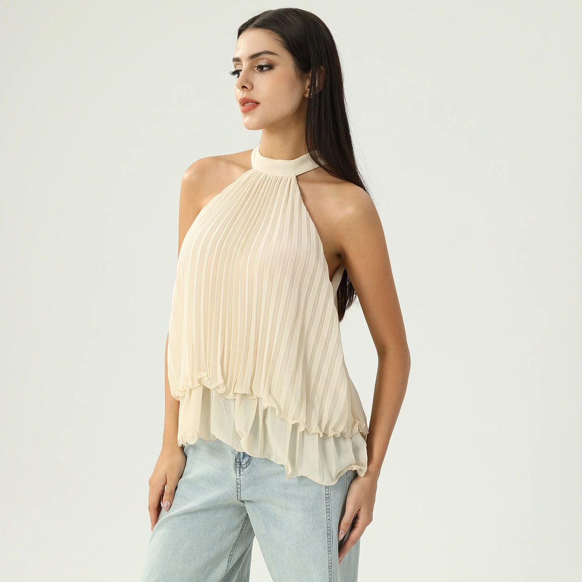 بلوزة ساده عصرية للنساء