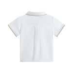 قميص قطن ساده للمواليد الأولاد