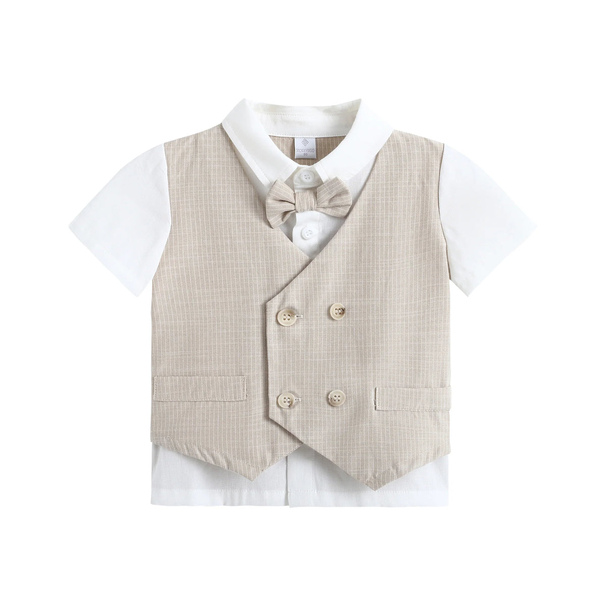 قميص بألوان متداخلة للأولاد المواليد