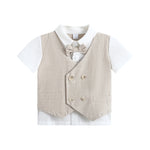 قميص بألوان متداخلة للأولاد المواليد