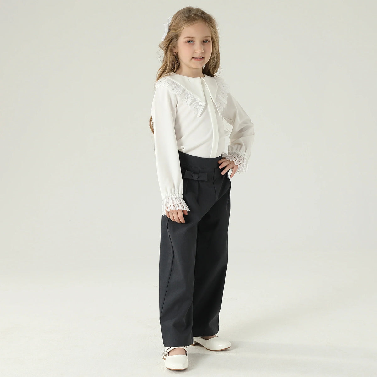 قميص منقط للبنات