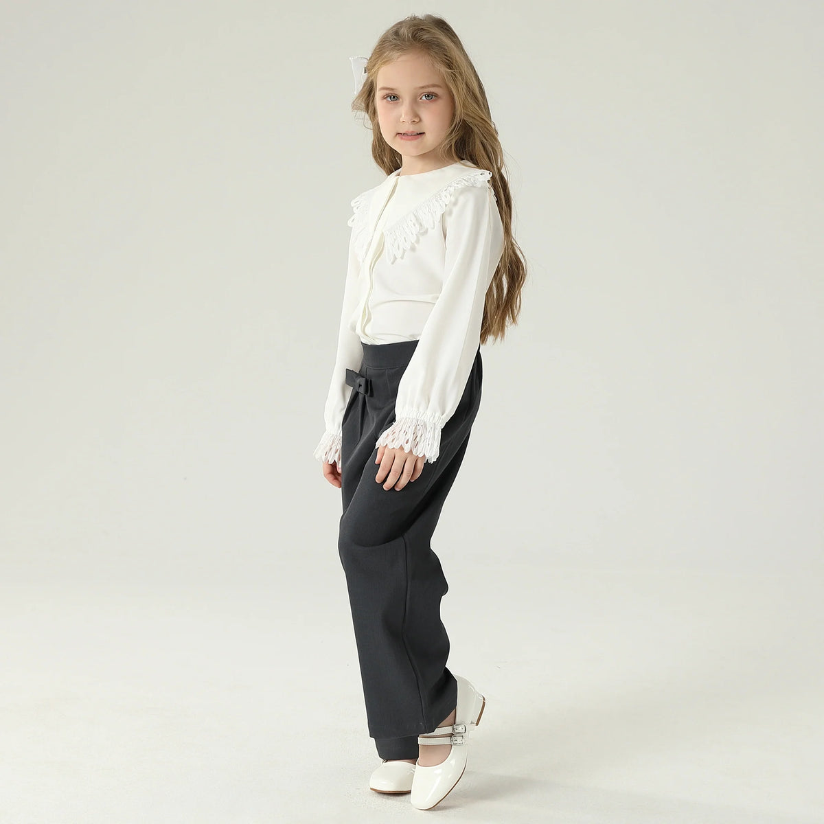 قميص منقط للبنات