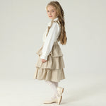 تنورة بحمالات كتف للبنات