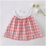 Checked Dress For Baby girl