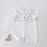 Checked Romper For Baby boy