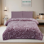 Free Purple Imitated Rabbit Fur Cloud Blanket 2Ply Image
