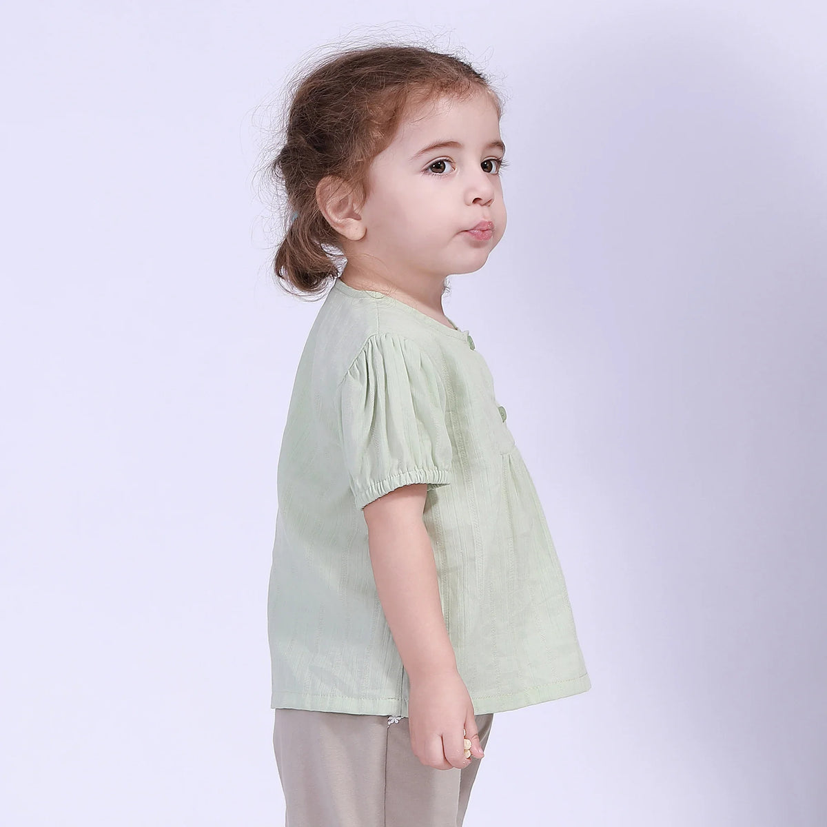 Jacquard Blouse for Baby Girl Image