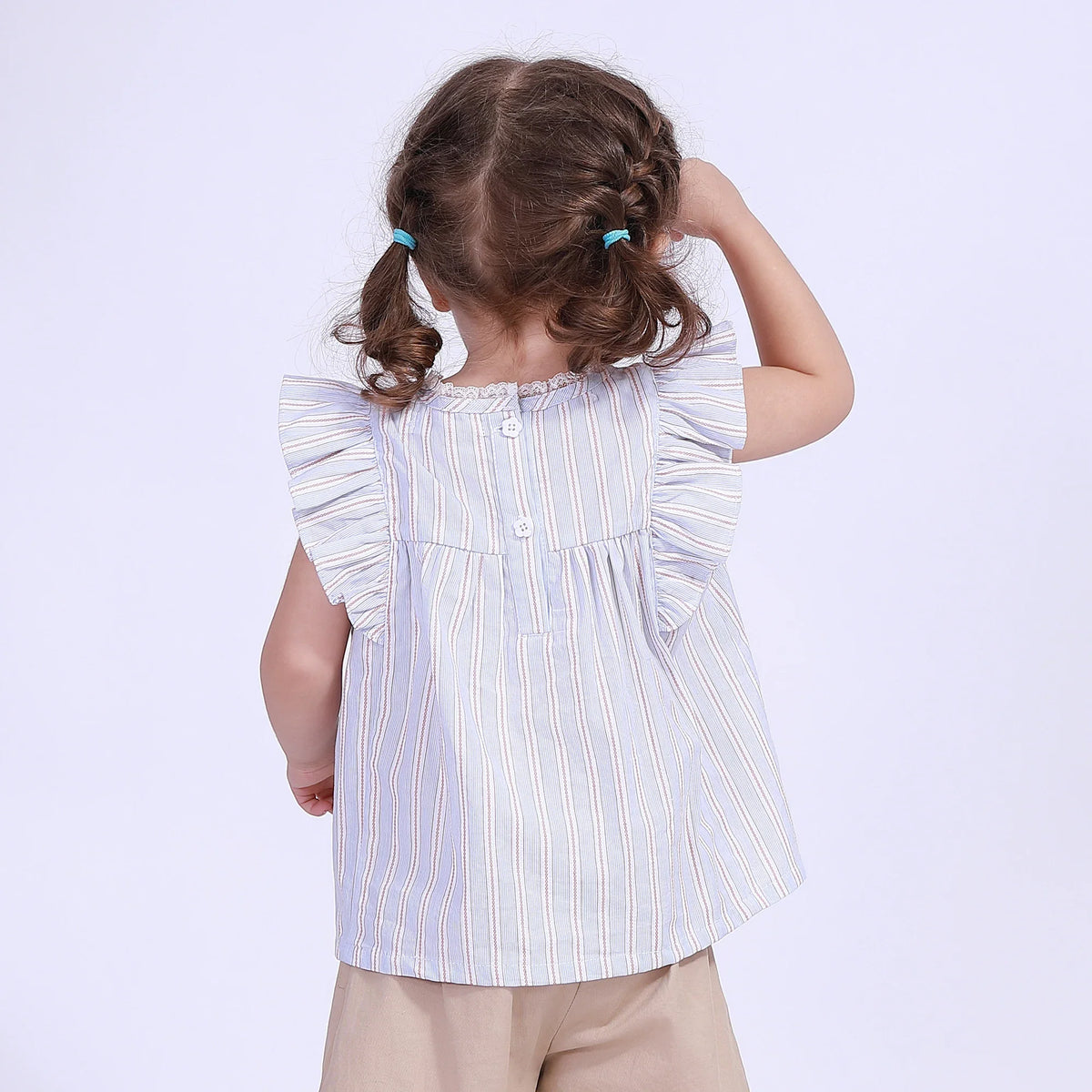 Striped Blouse for Baby Girl Image