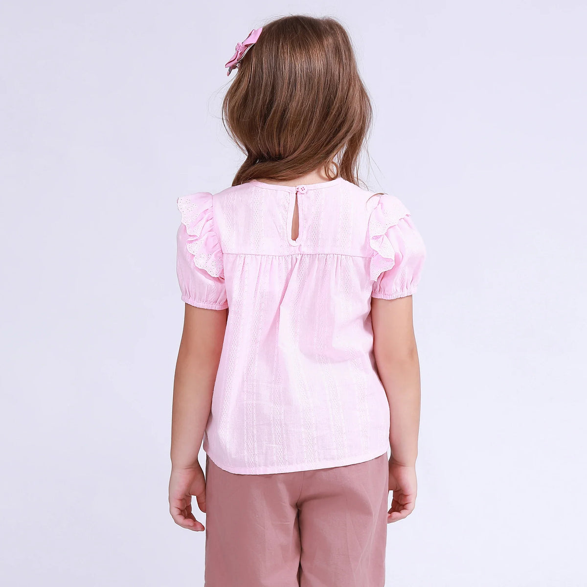 Jacquard Blouse for Girls Image