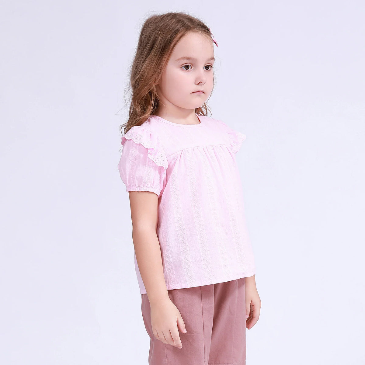 Jacquard Blouse for Girls Image