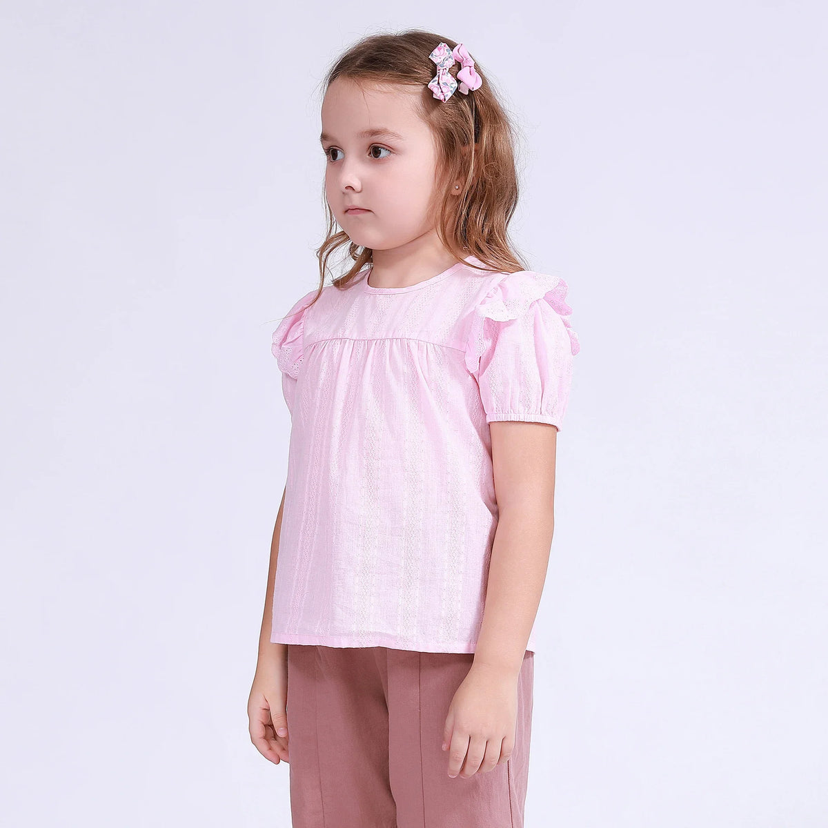 Jacquard Blouse for Girls Image