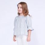 Floral Blouse for Girls Image