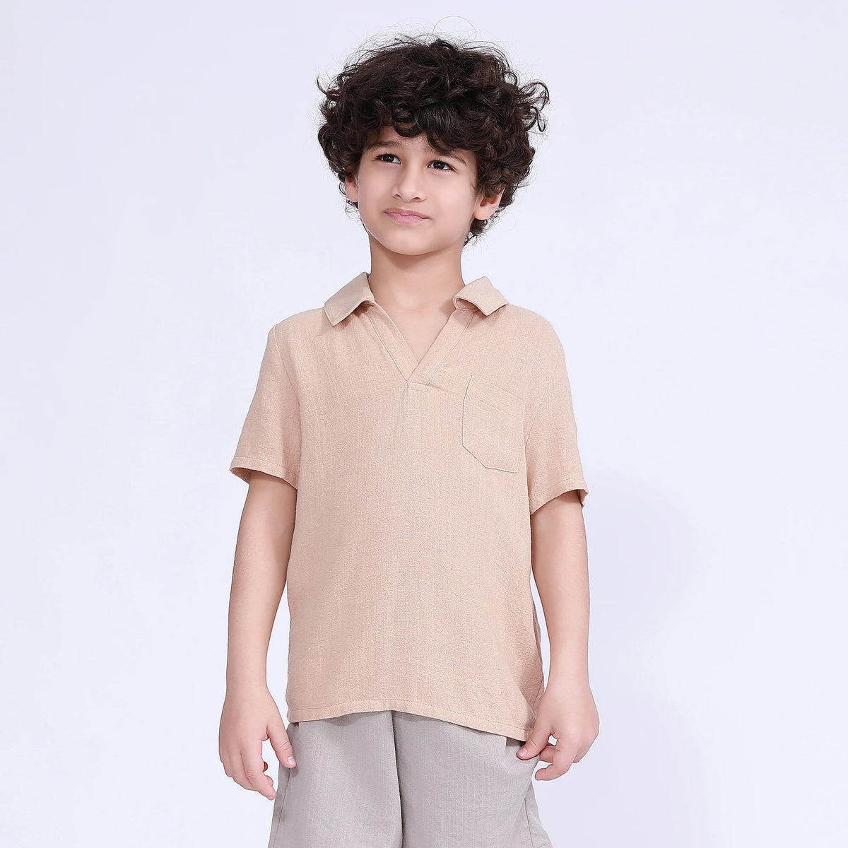 Solid Blouse for Boys Image