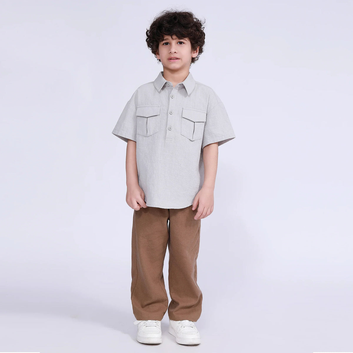 Solid Blouse for Boys Image