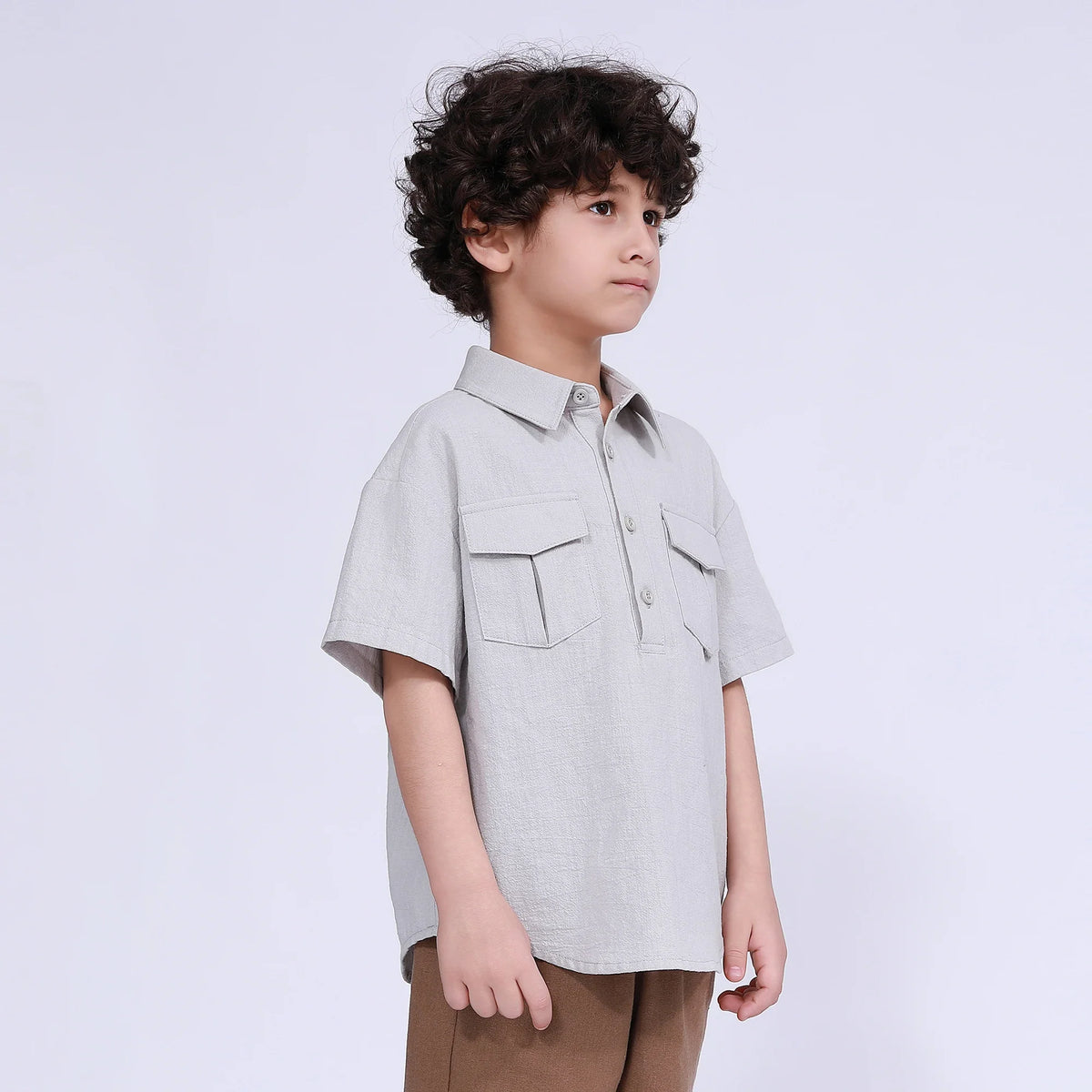 Solid Blouse for Boys Image