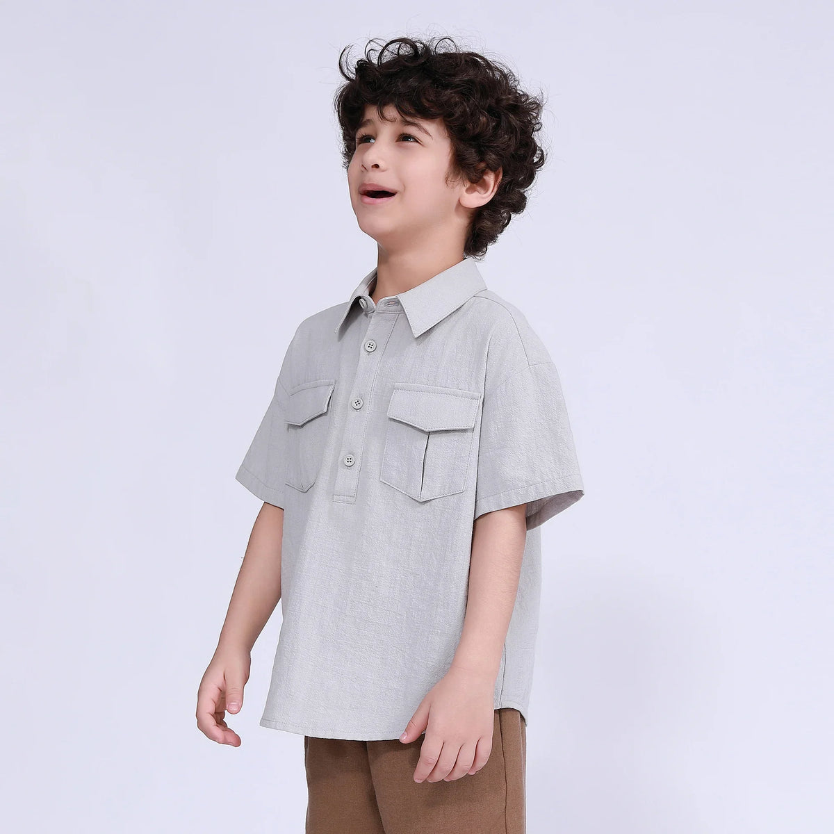 Solid Blouse for Boys Image