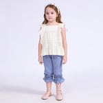 Jacquard Blouse for Girls Image