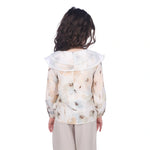 Floral Classic Blouse For Girls Image