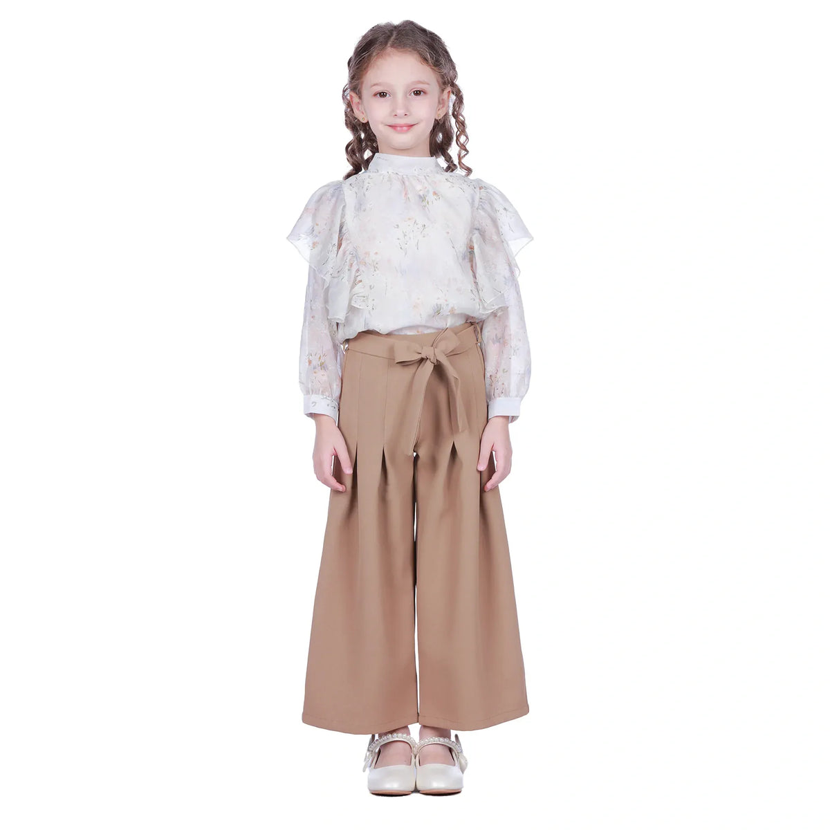 Floral Classic Blouse For Girls Image