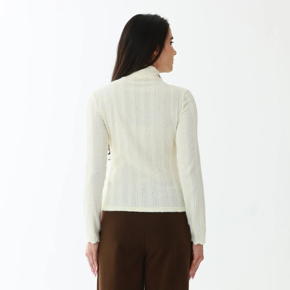 Elegant Jacquard Blouse for Women Image