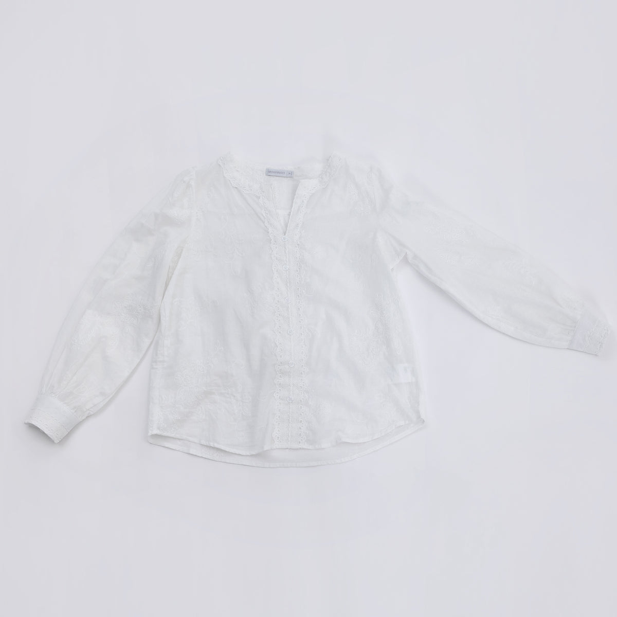 بلوزة كاجوال مزينة بنمط الزهور للنساء