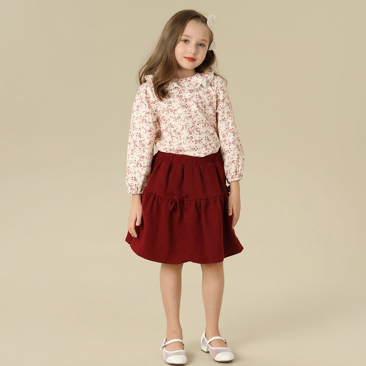 Floral Blouse For Girls