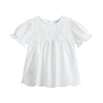 بلوزة بأكمام منفوخة للبنات