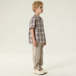 بلوزة كاروهات للأولاد