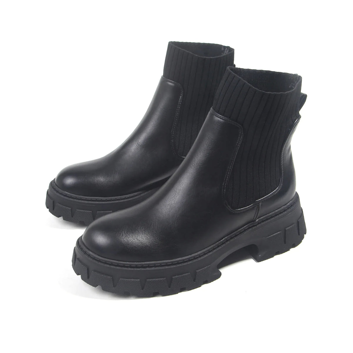 Black Casual Boots for Women Image