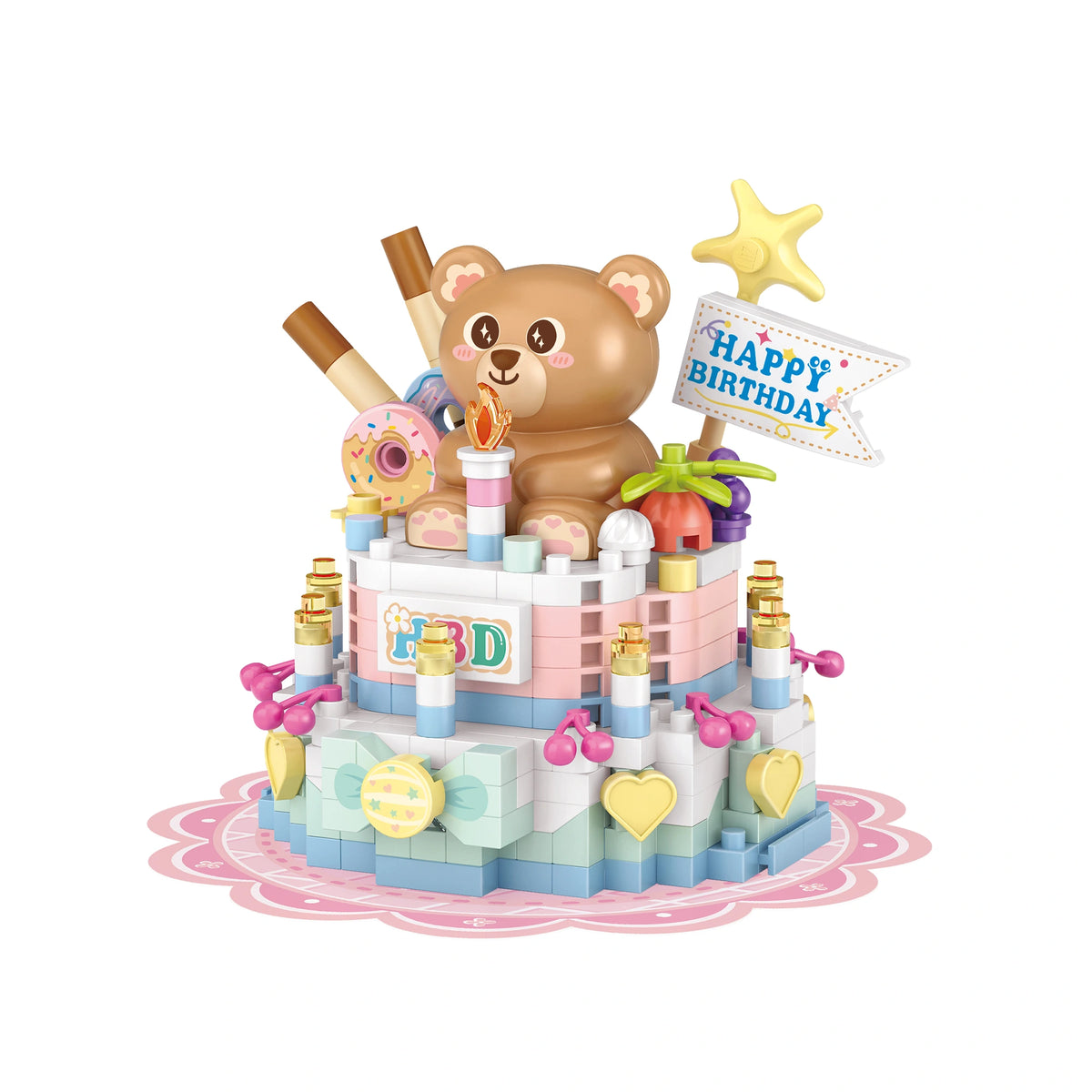 Bricks Bear Cake