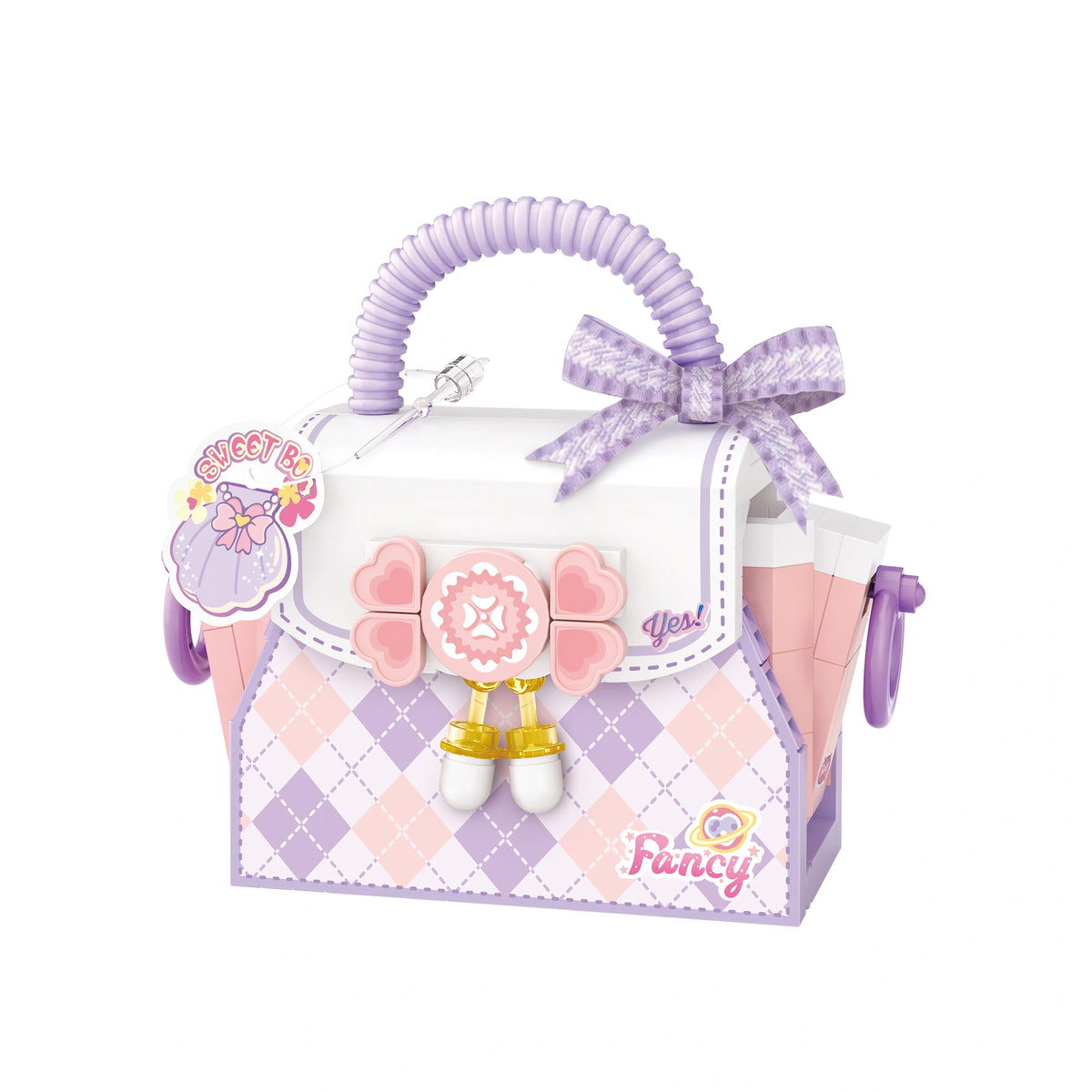 Bricks Purple Bag
