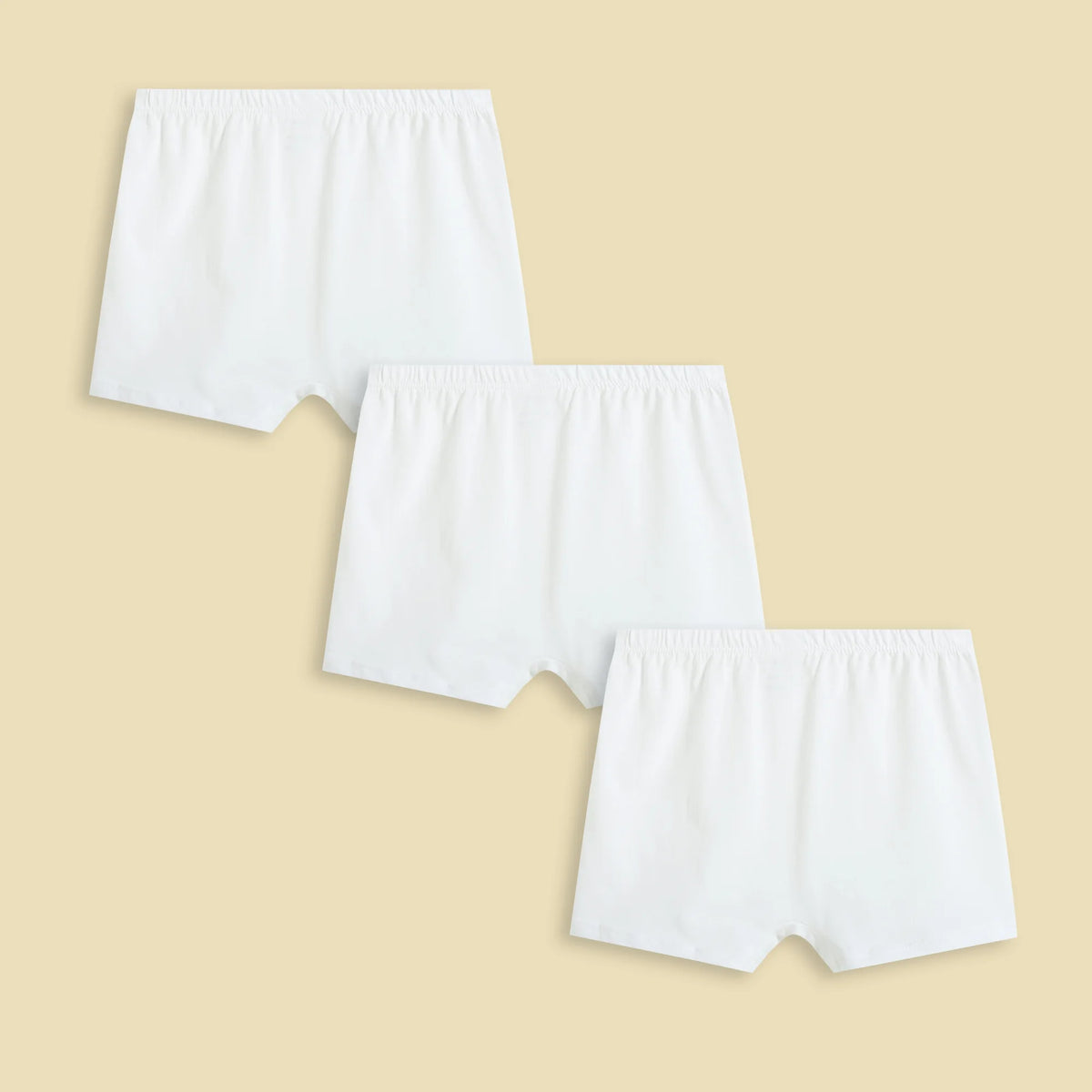 Plain Briefs-3Pc For Girls