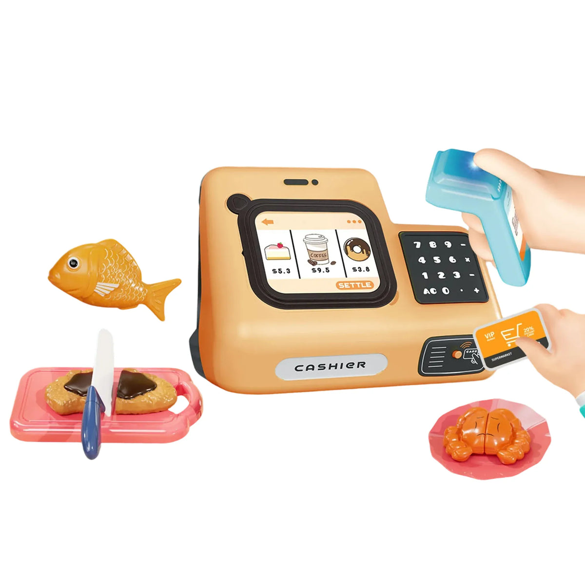 3Y Beige Cash Register(Western Food) for Unisex Image