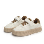 Beige Daily Activities Flatform Sneakers for Girls Image