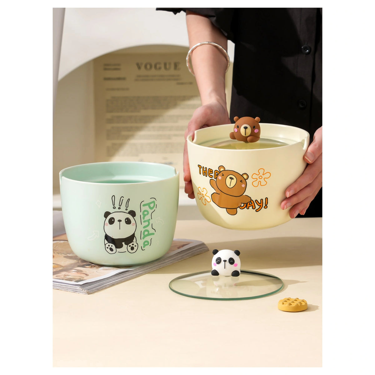 وعاء سيراميك سعة 1200 مل