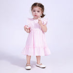 Pink Floral Dress for Baby Girl Image