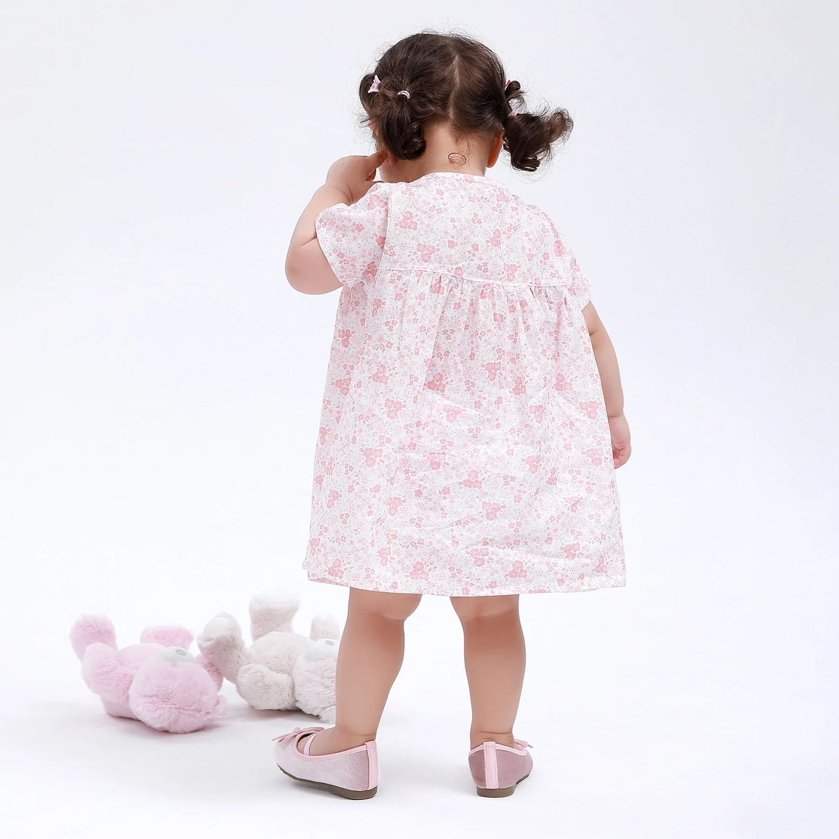 Floral Classic Dress for Baby Girl