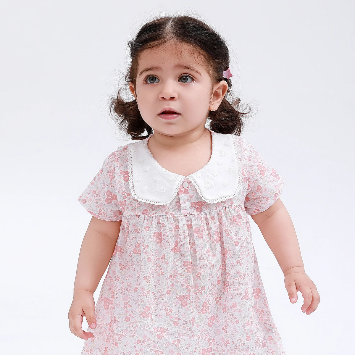 Floral Classic Dress for Baby Girl