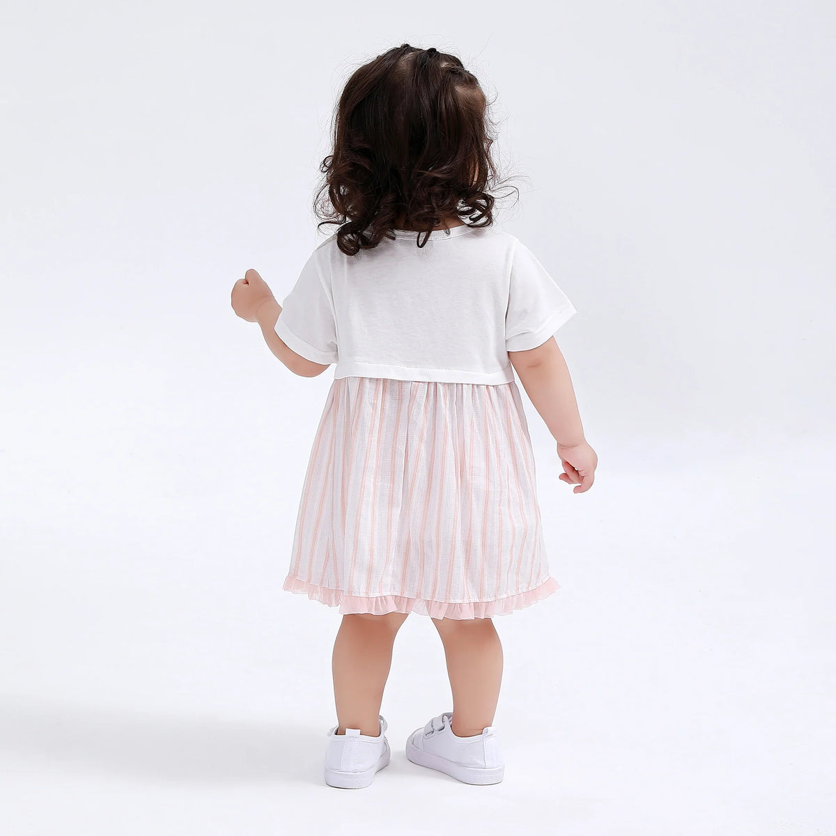 Floral Classic Dress for Baby Girl