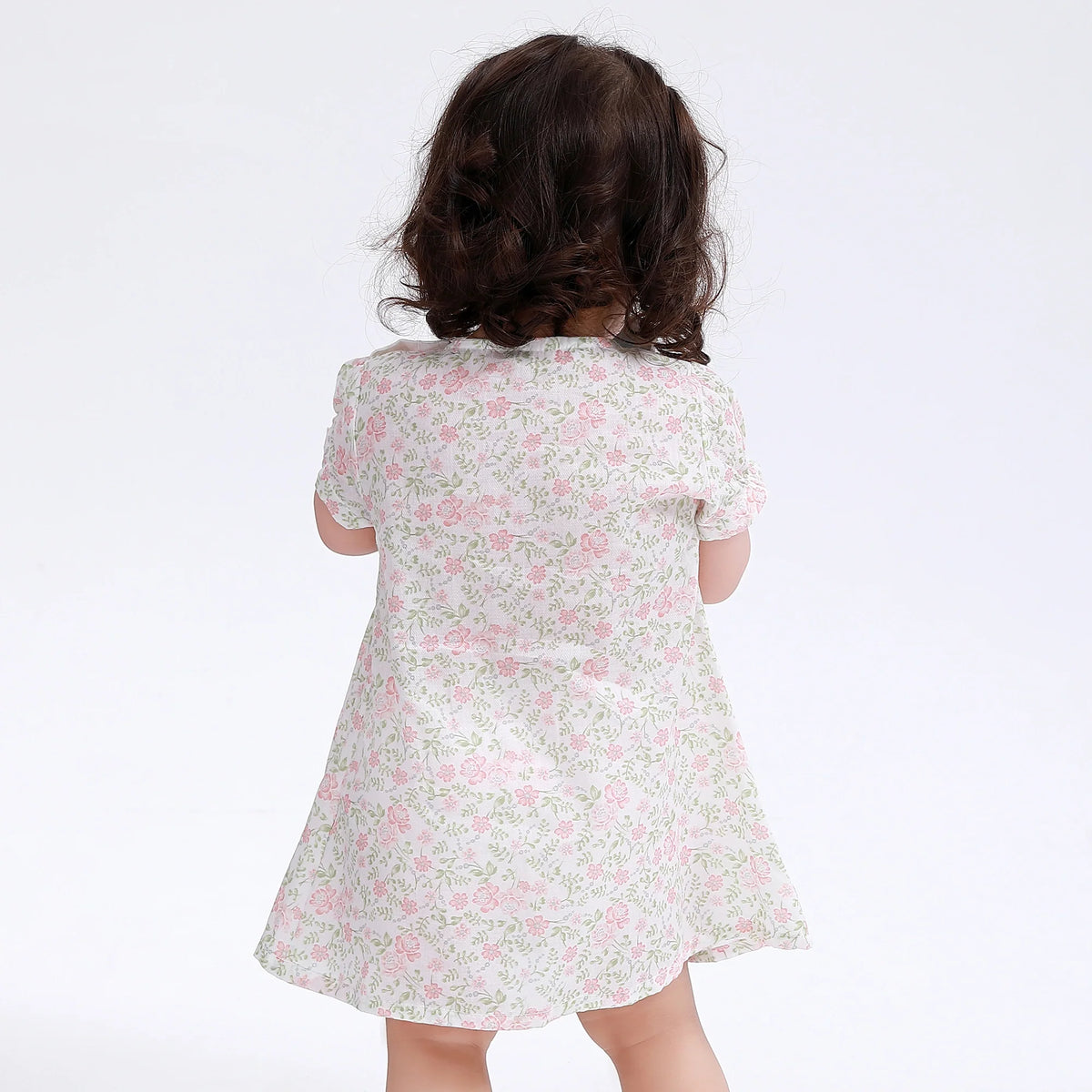 Floral Classic Dress for Baby Girl