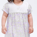 Floral Classic Dress for Baby Girl Image