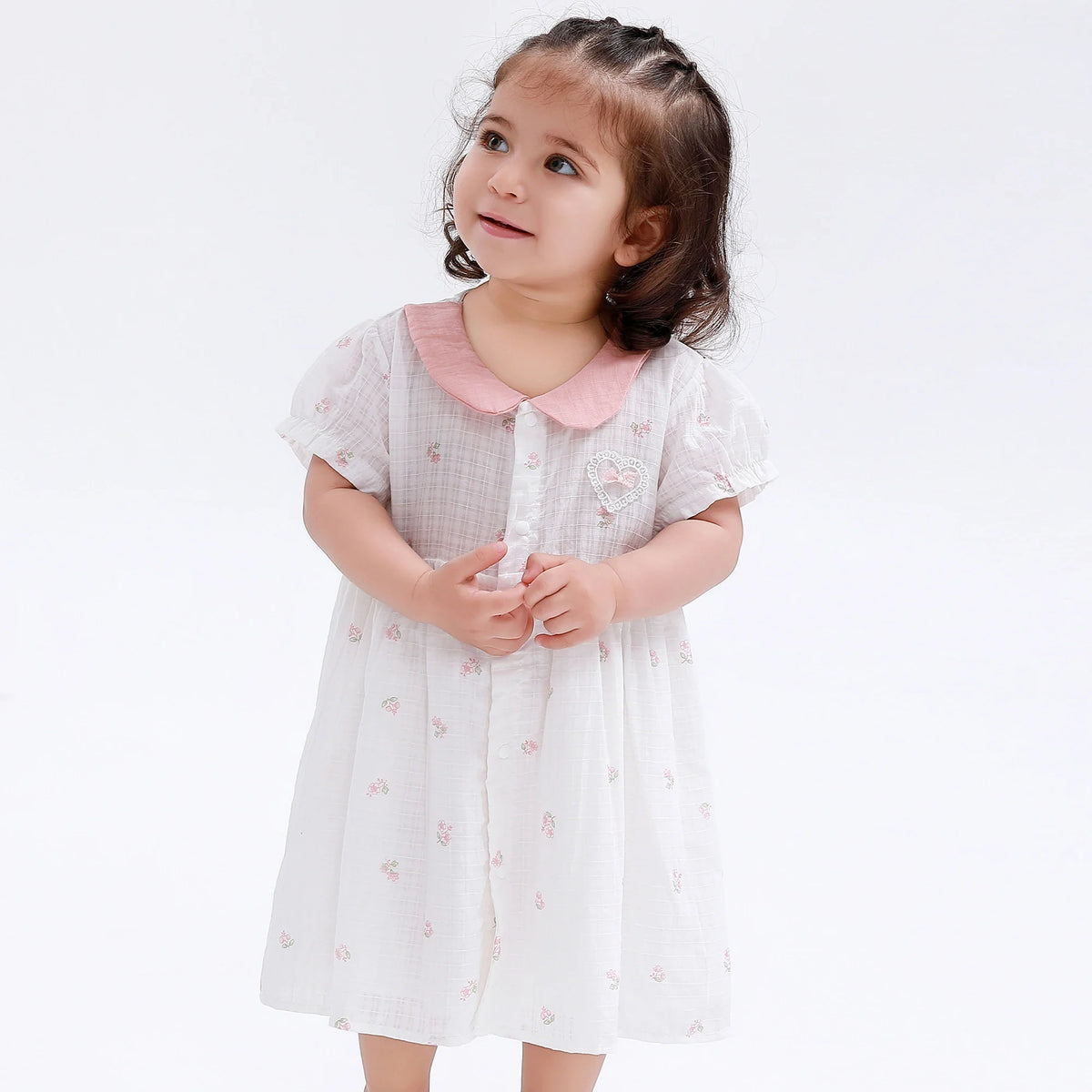 Floral Classic Dress for Baby Girl