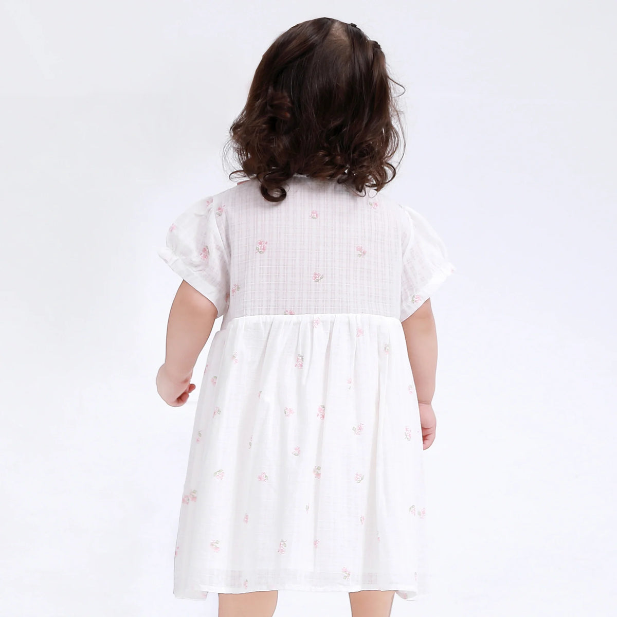 Floral Classic Dress for Baby Girl