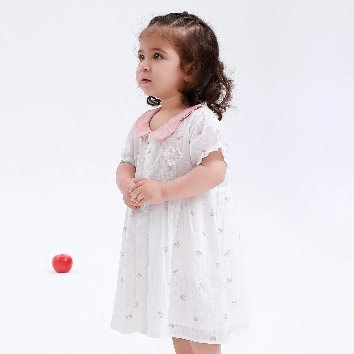 Floral Classic Dress for Baby Girl