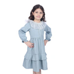 Plain Classic Dress For Girls Image