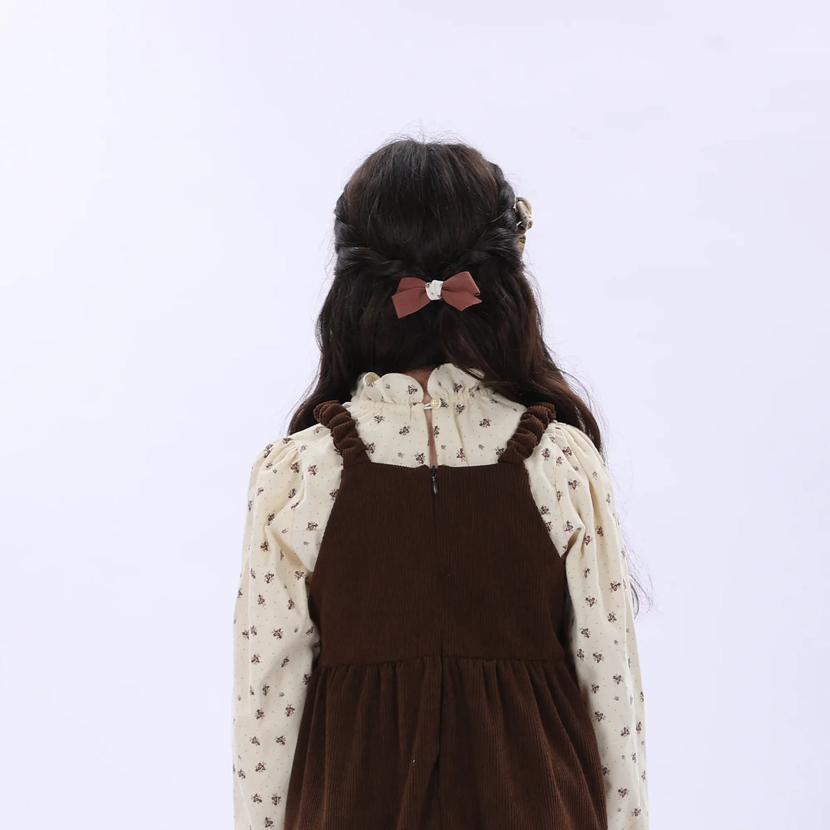 Casual Plain Dress for Girls Image