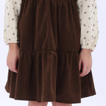 Casual Plain Dress for Girls Image